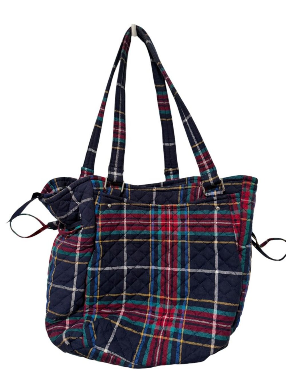 Vera Bradley Retired Tartan Plaid Glenna Satchel Shoulder Bag Purse - Picture 4 of 10